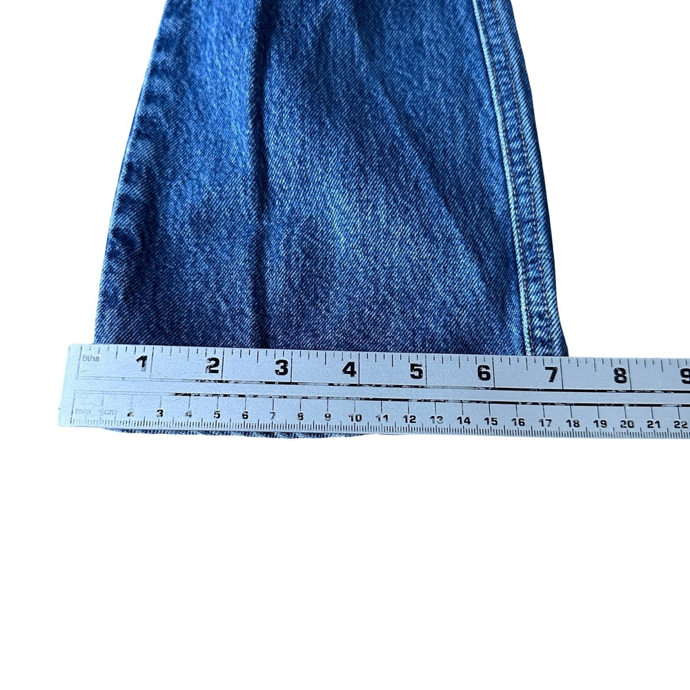 AGOLDE Pinch Waist High Rise Straight Leg Jeans Blue Cotton A095-811 Size 25 - Picture 10 of 10